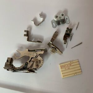 vintage random sewing machine parts/attachments